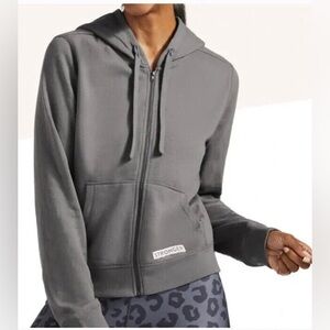 Peloton • Stronger Together Women's Gray Zip-up Hoodie • Medium